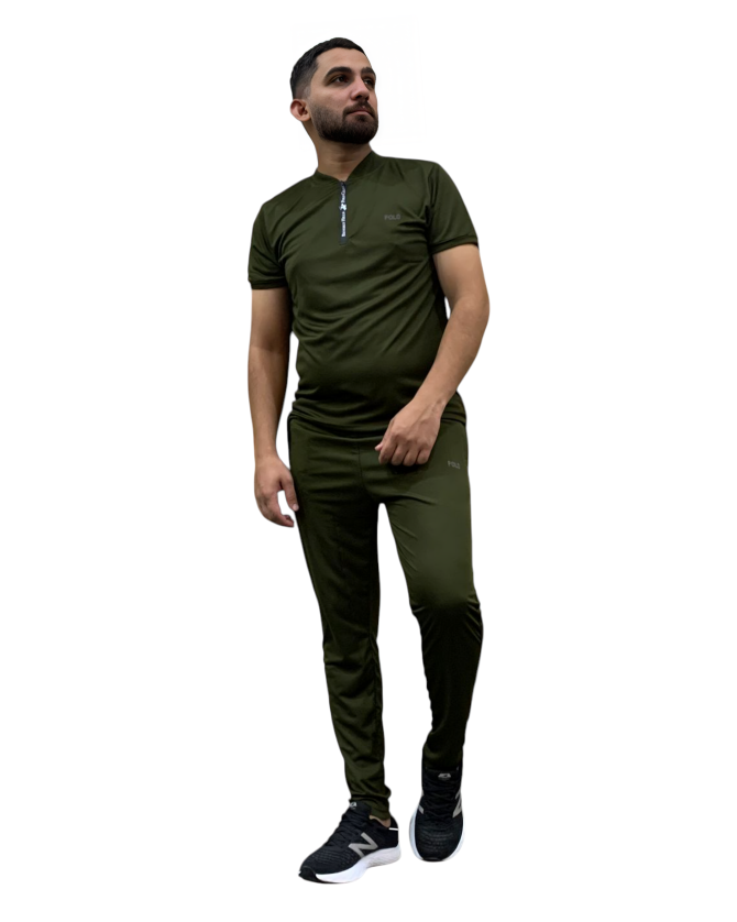 Pol- Men's Tracksuit Neck Zip - Summer
