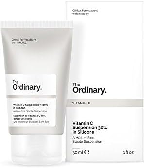 Pack of 2 the Ordinary Niacinamide 10% + Zinc 1% + Vitamin C Suspension 30% in Silicone Smoothing Serum for Blemish-Prone Skin