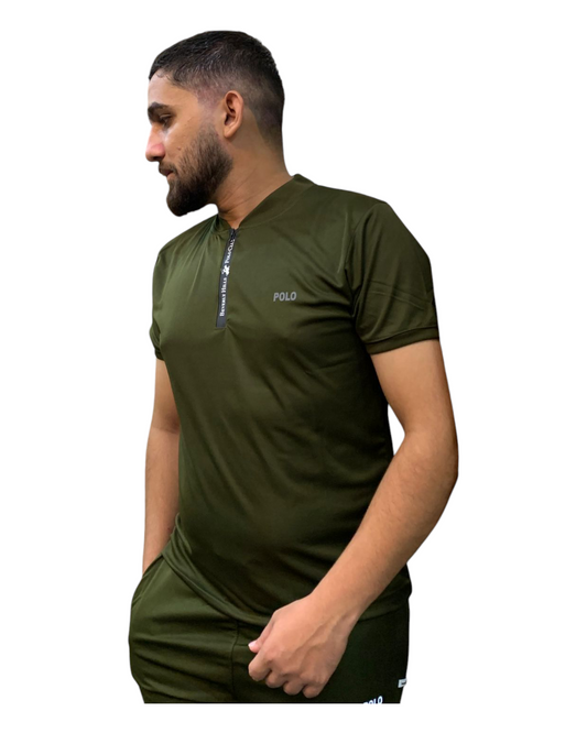 Pol- Men's Tracksuit Neck Zip - Summer