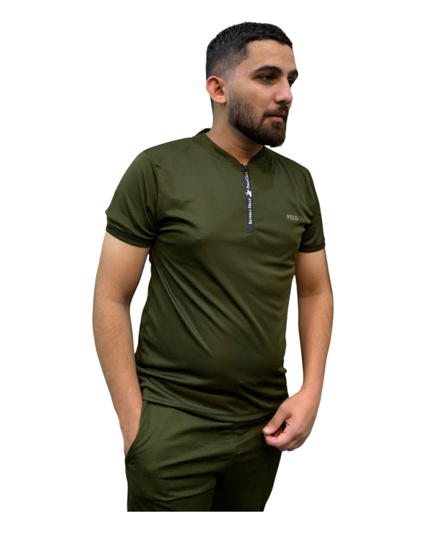 Pol- Men's Tracksuit Neck Zip - Summer