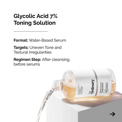 Glycolic Acid 7% Toning Solution (240ML)