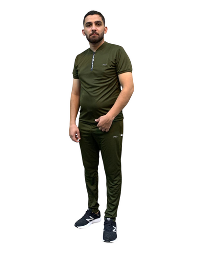 Pol- Men's Tracksuit Neck Zip - Summer