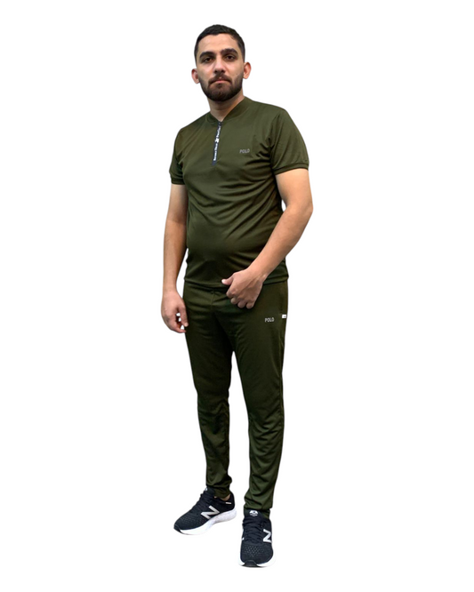 Pol- Men's Tracksuit Neck Zip - Summer